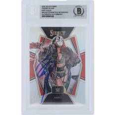 Panini America Asuka WWE Autographed 2022 Select Silver Prizm #167 Beckett Fanatics Witnessed Authenticated Card