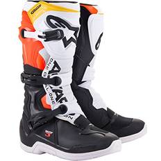 Alpinestars 2013018-1238-5 Tech Boots Black/White/Red/Fluo Yellow Sz 05