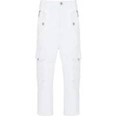 Balmain L Bukser Balmain Bomullslastebukser White