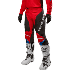 Pantalones de moto Alpinestars Honda Racer Iconic Pantalones Bright Red/black/white, Talla: