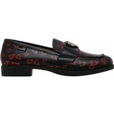 Love Moschino Lågskor Love Moschino Logo Applique Loafers - Black