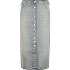 Transparent Kjolar Courreges Courrèges, Denim Skirts, female, Blue, Blue Denim Skirt