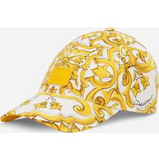 Dolce & Gabbana Women Caps Dolce & Gabbana Drill baseball cap majolica print