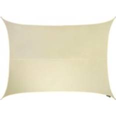 Waterproof Patio Sun Shade Sail Canopy 98% UV Block Free Rope - Off White