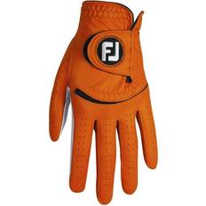 Herre Golfhandsker FootJoy Spectrum Læder Herre Golfhandske Orange Venstre M L