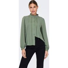 Ballonärmel Blusen JdY Bluse grün