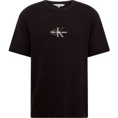 Calvin Klein Oberteile Calvin Klein Lässiges Monogramm-T-Shirt mit Waffelstruktur