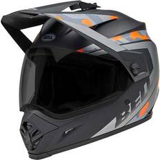 Gula Motorcykelhjälmar Bell Ps Mx-9 Adv Mips Adventurehjälm - Mattsvart/Orange