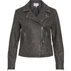 Vila M Jacken Vila Used-look Coated Jacke