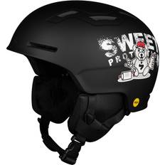 Sweet Protection Unisex-Youth Winder MIPS Helmet JR, Black Teddy