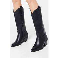 Black High Boots Wallis black western boots womens casual boots