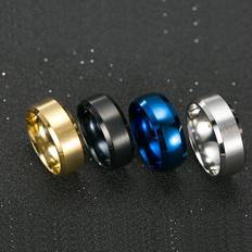 Cheap Men Rings Men'S Tungsten Ring Blue, Yellow, Or Black Wowcher