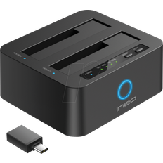 Ineo 18071 Dockingstation 2x 2.5"/3.5" SATA USB 3.0