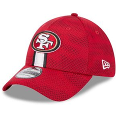 American Football Caps New Era Men's Scarlet San Francisco 49ers 2024 Sideline 39THIRTY Flex Hat Scarlet (M/L)