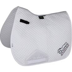 Arma (15in 16.5in, White) ARMA Shires Logo Horse GP Saddlepad