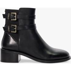 Dune London 'Patter' Leather Ankle Boots Black