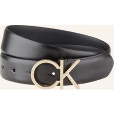 Calvin Klein Damen Gürtel Calvin Klein Ledergürtel SCHWARZ