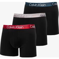 Calvin Klein Cotton Stretch Blend Boxer Brief 3-Pack Black