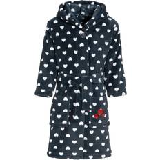 Vêtements de nuit Playshoes Kinderfleece-Bademantel Hearts Bleu