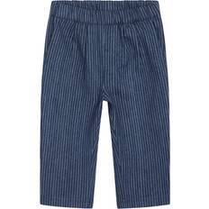 24-36M Byxor Barnkläder Flöss Byxor Willy Indigo Stripe år (104) Byxor Bomull