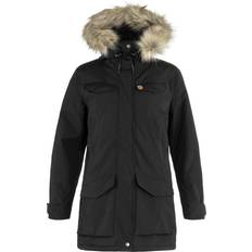 Fjällräven Donna Cappotti Fjällräven Nuuk Parka Schwarz Frau