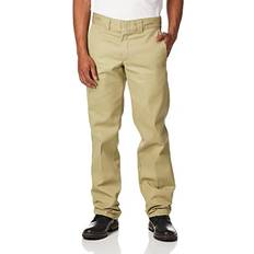 Pantaloni da lavoro Dickies 873 Slim Straight Work Pant, Male, Ropa, Pantalones, Beige