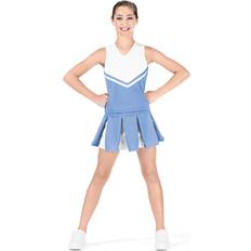 M Skirts Augusta Sportswear Girls "Liberty" Cheer Skirt Royal/White AUG9116