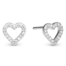 Christina Øreringe Shimmery Heart