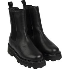 40 ⅓ Kängor & Boots Lovelies Musala Leather Boots With Flyknit & Shearling Dam Vinterskor Från Magasin Black