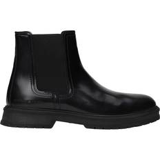 Pelle Verniciata Stivali Tommy Hilfiger Boots Chelsea - Nero