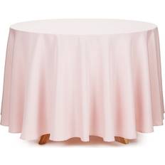 PartyDeco Dusty Rund Stofdug 230 cm Dug Pink