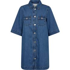 Global Funk Kläder Global Funk Gmira Korta Klänning - Mid Vintage Blue