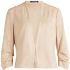 Samt Bekleidung Betty Barclay Jacke beige