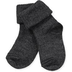 MP MP dark grey melange strømper uld (2-pack)