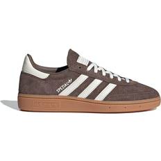 Brown - Women Handball Shoes adidas Originals Handball Spezial Sneaker in Braun und Weiß mit Gummisohle-Bunt