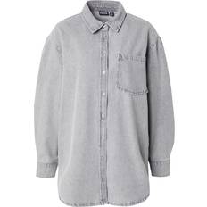 Jeanshemden - XXS Pieces Maisie Shirt - Grey Denim