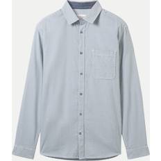 Tom Tailor Herre Skjorter Tom Tailor Skjorte navy sort hvid