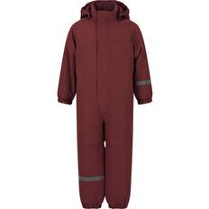 140/146 Overalls Kinderoverall Met Capuchon Zigzag - Rouge