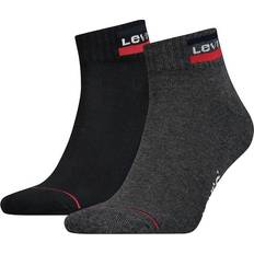 Levi's Man Sokken Levi's Mid Cut Socks - Mid Grey/Black