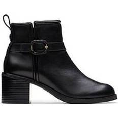 Clarks Ankelstøvler Clarks Chamberly Trim Black