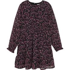 Creamie Klänning Flower Dot Black år (140) Klänning