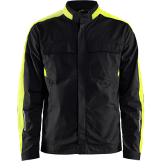 Blåkläder Work Jackets Blåkläder Jacket Stretch OEKO-TEX - Black/Hi-Vis Yello