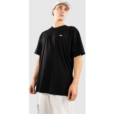 Vans Man Tops Vans Left Chest Logo T-shirt - Black/White