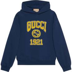 Yellow Clothing Gucci Cruise Logo Cotton Hoodie