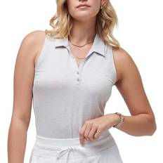 Gray - Women Polo Shirts Travismathew Featherweight Active Sleeveless Polo