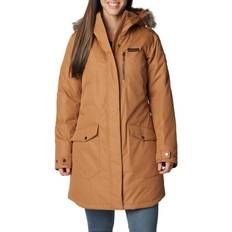 Brown - Parkas Jackets Columbia Women's Parka Suttle Mountain Camel