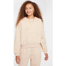 Marron Sweats Sportswear Club Fleece Pour Fille - Marron