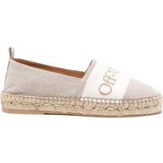 Off-White Man Lage schoenen Off-White Bookish Canvas Espadrilles - Beige