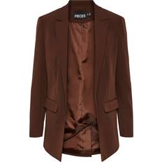 Marrón - Mujer Blazers Pieces Blazer 'Bozzy' rostbraun