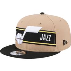 New Era Basketball Sports Fan Apparel New Era Utah Jazz 2024 Draft 9Fifty Snapback Hat One Tan